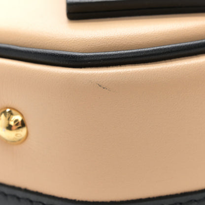 Louis Vuitton Calfskin Petite Boite Chapeau Black Beige 10 of 10