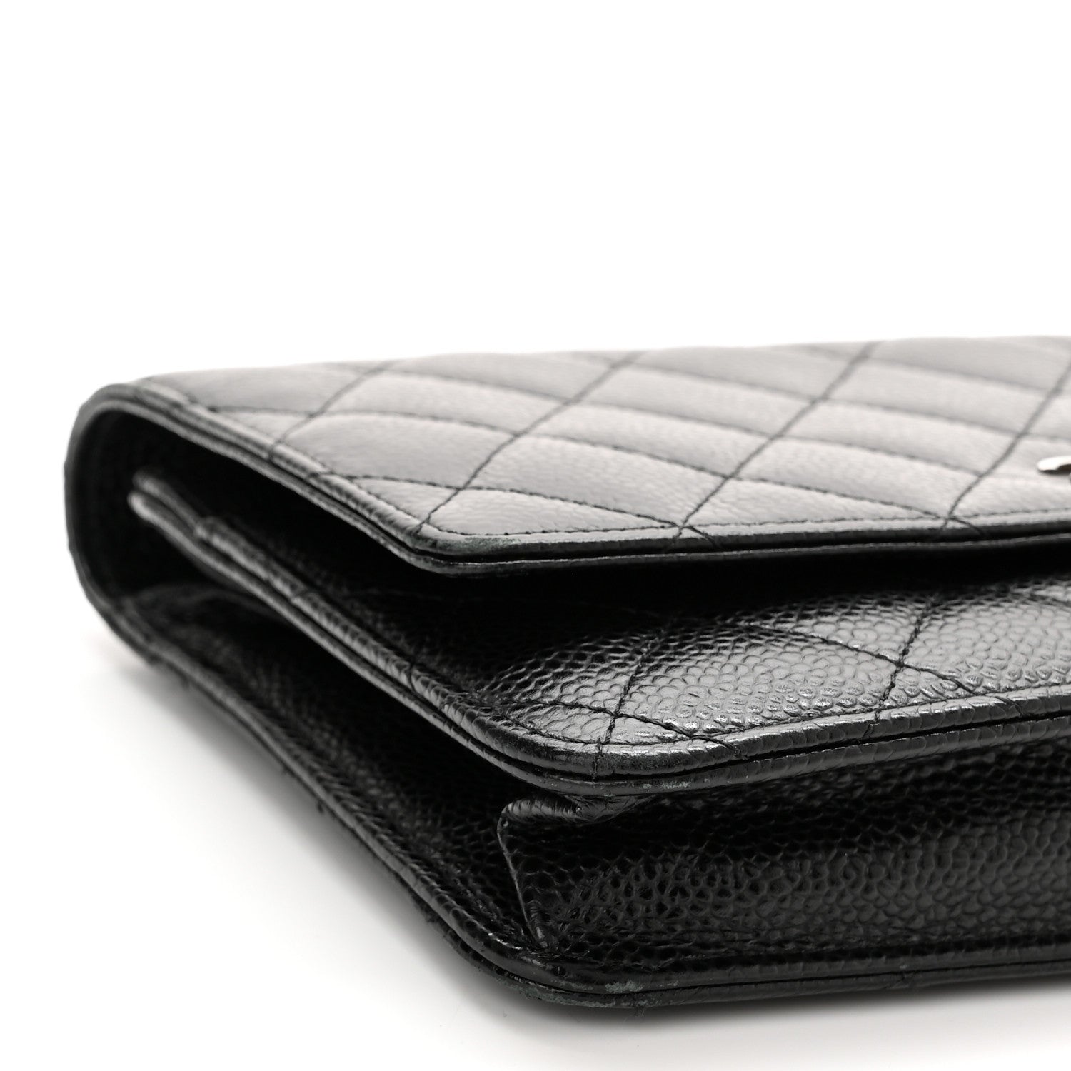Chanel Caviar Quilted Wallet On Chain WOC Black 10 of 11