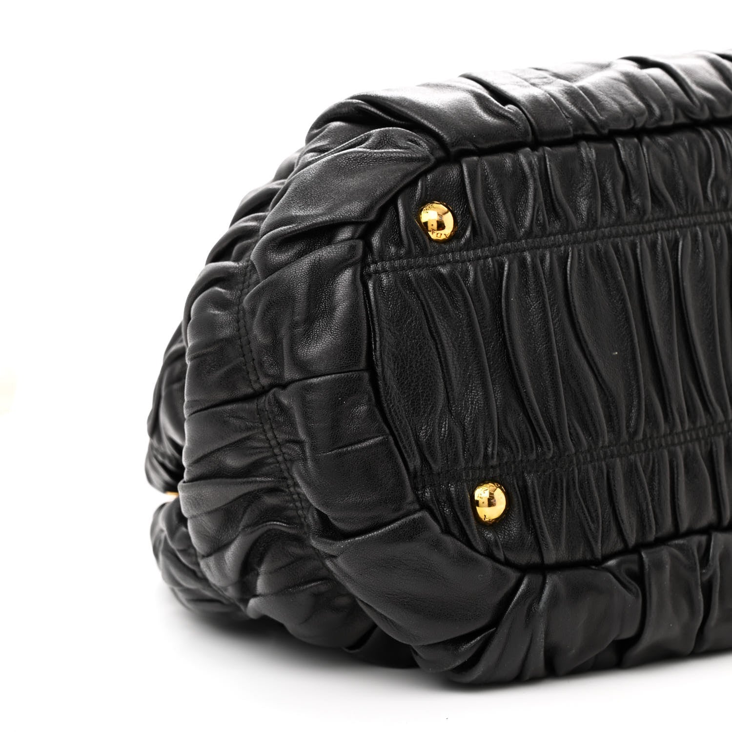 Prada Nappa Gaufre Tote Black 8 of 10