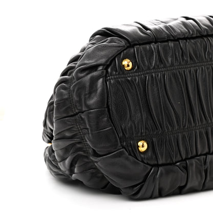 Prada Nappa Gaufre Tote Black 8 of 10