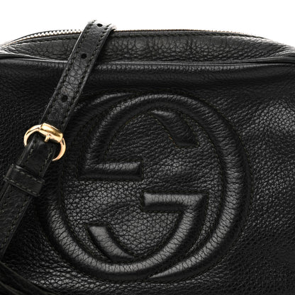 Gucci Pebbled Calfskin Small Soho Disco Bag Black 8 of 12