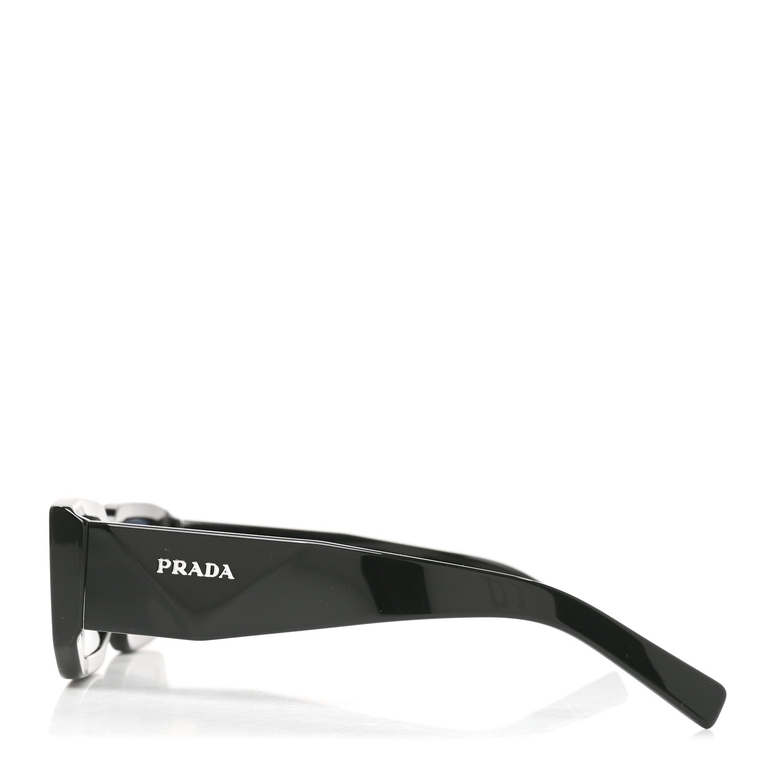 Prada Acetate Symbole Sunglasses SPR 06Y Black Black 3 of 6