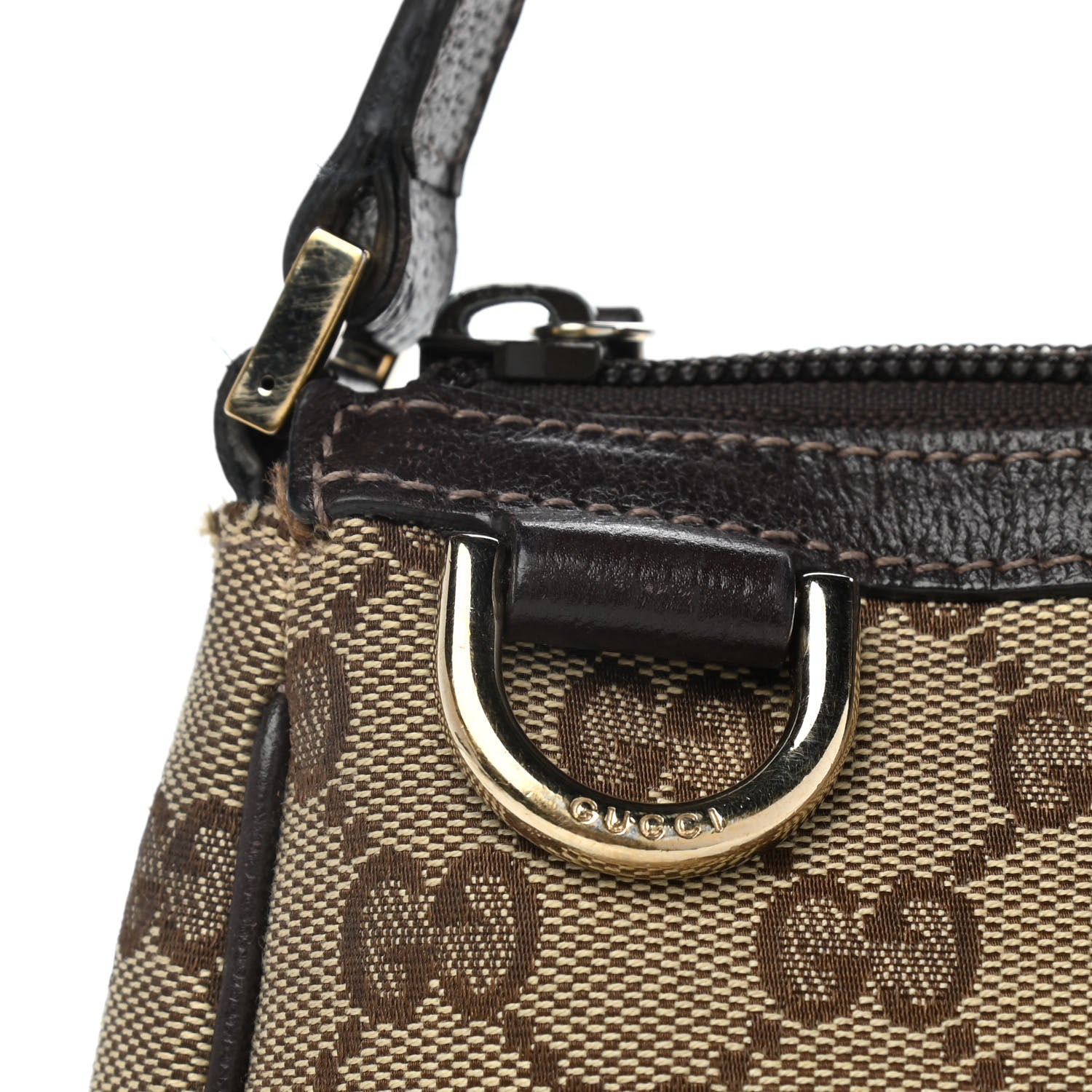 Gucci Monogram D Ring Cosmetic Case Brown 8 of 13