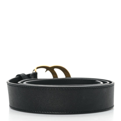 Gucci Calfskin Double G 30mm Belt 85 34 Black 2 of 4