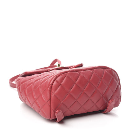 Chanel Calfskin Quilted Mini Urban Spirit Backpack Red 4 of 12