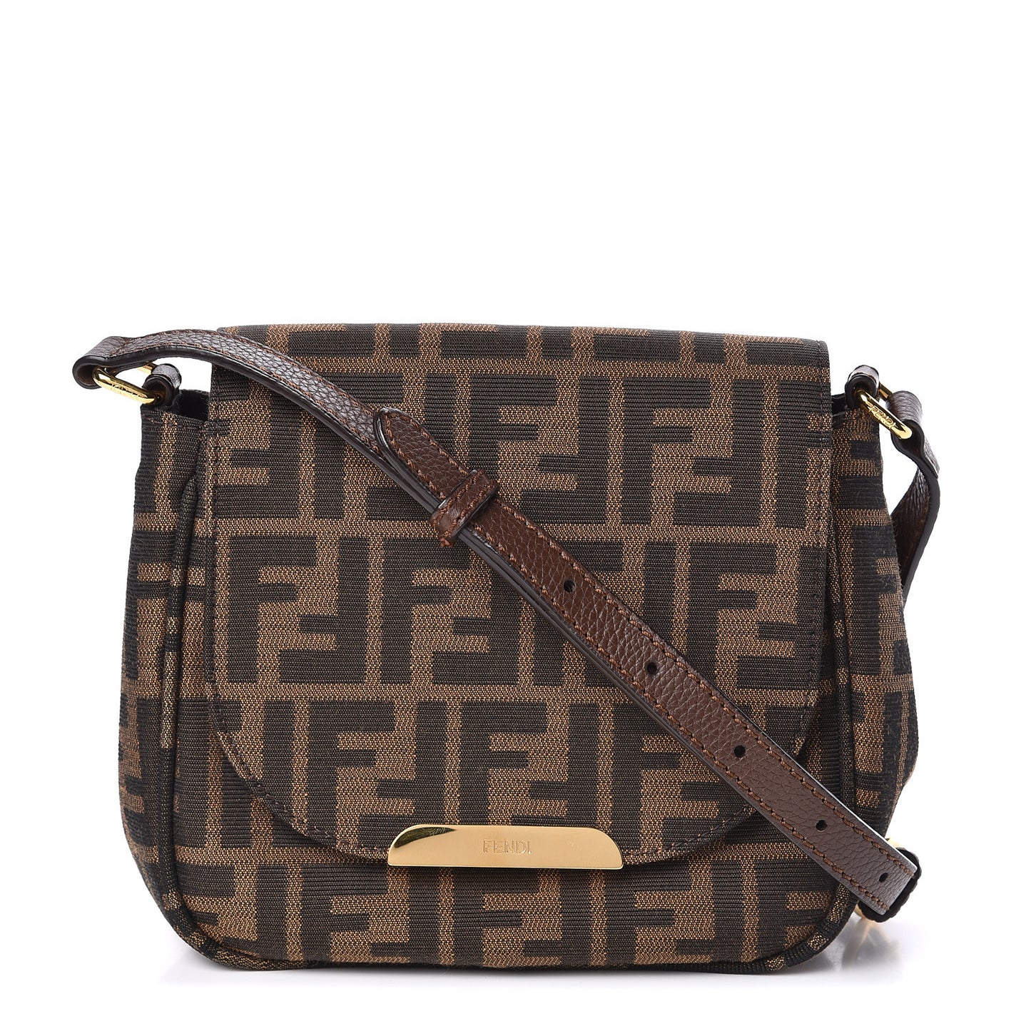 Zucca Vitello Artic Mini Messenger Bag Tobacco Castagna