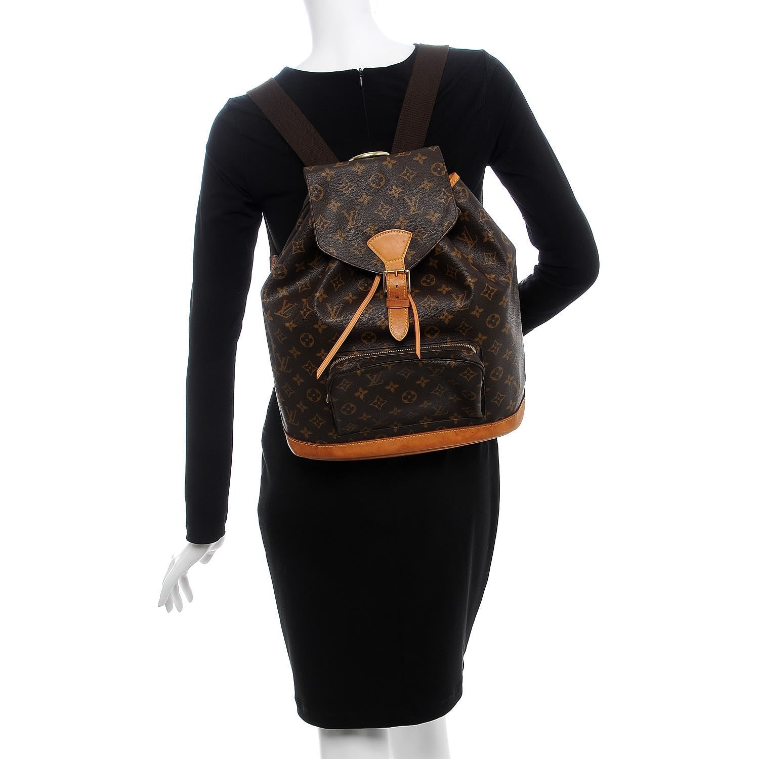 Louis Vuitton Monogram Montsouris GM Backpack 2 of 13