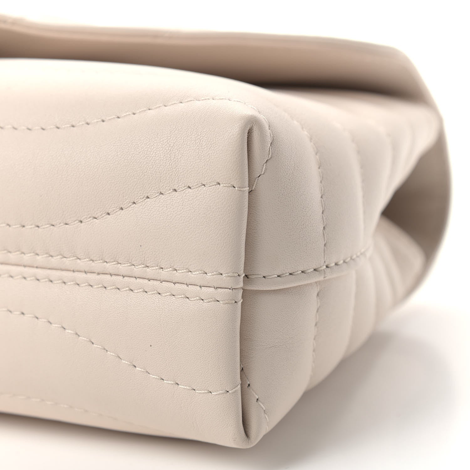 Louis Vuitton Calfskin LV New Wave Chain Bag Ivory 8 of 9