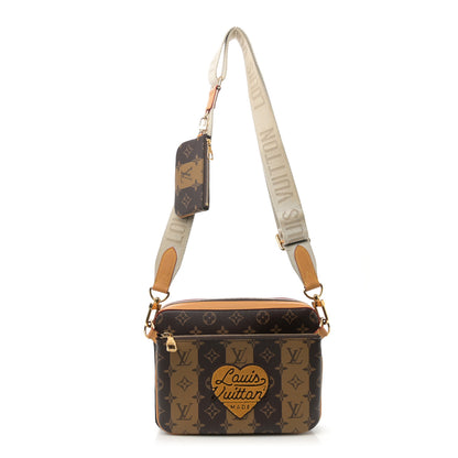 Louis Vuitton X NIGO Reverse Monogram Stripes Trio Messenger 1 of 13