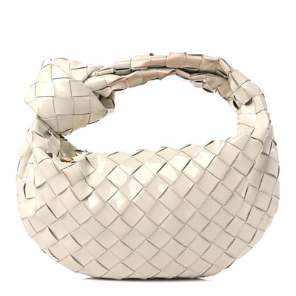 Bottega Veneta Patent Nappa Intrecciato Mini Jodie White 1 of 12