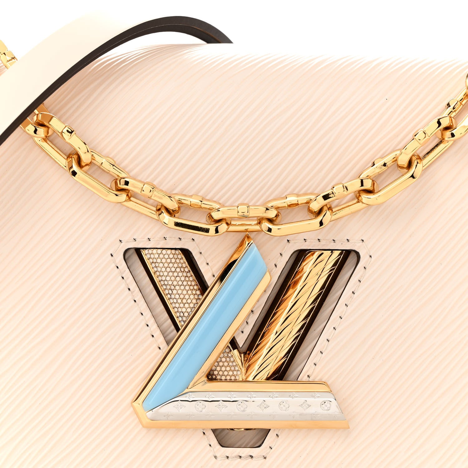 Louis Vuitton Epi Twist Shoulder Bag MM Quartz 7 of 9