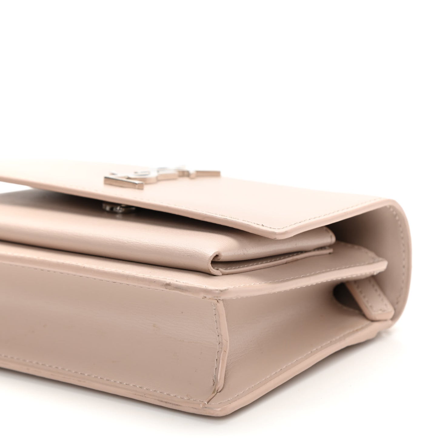 Calfskin Monogram Sunset Chain Wallet Light Pink