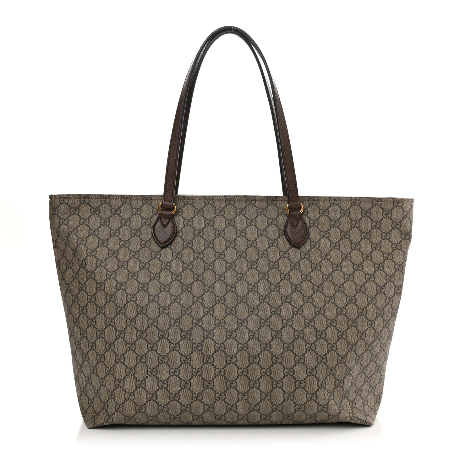 GG Supreme Monogram Medium Ophidia Shopping Tote Ebony