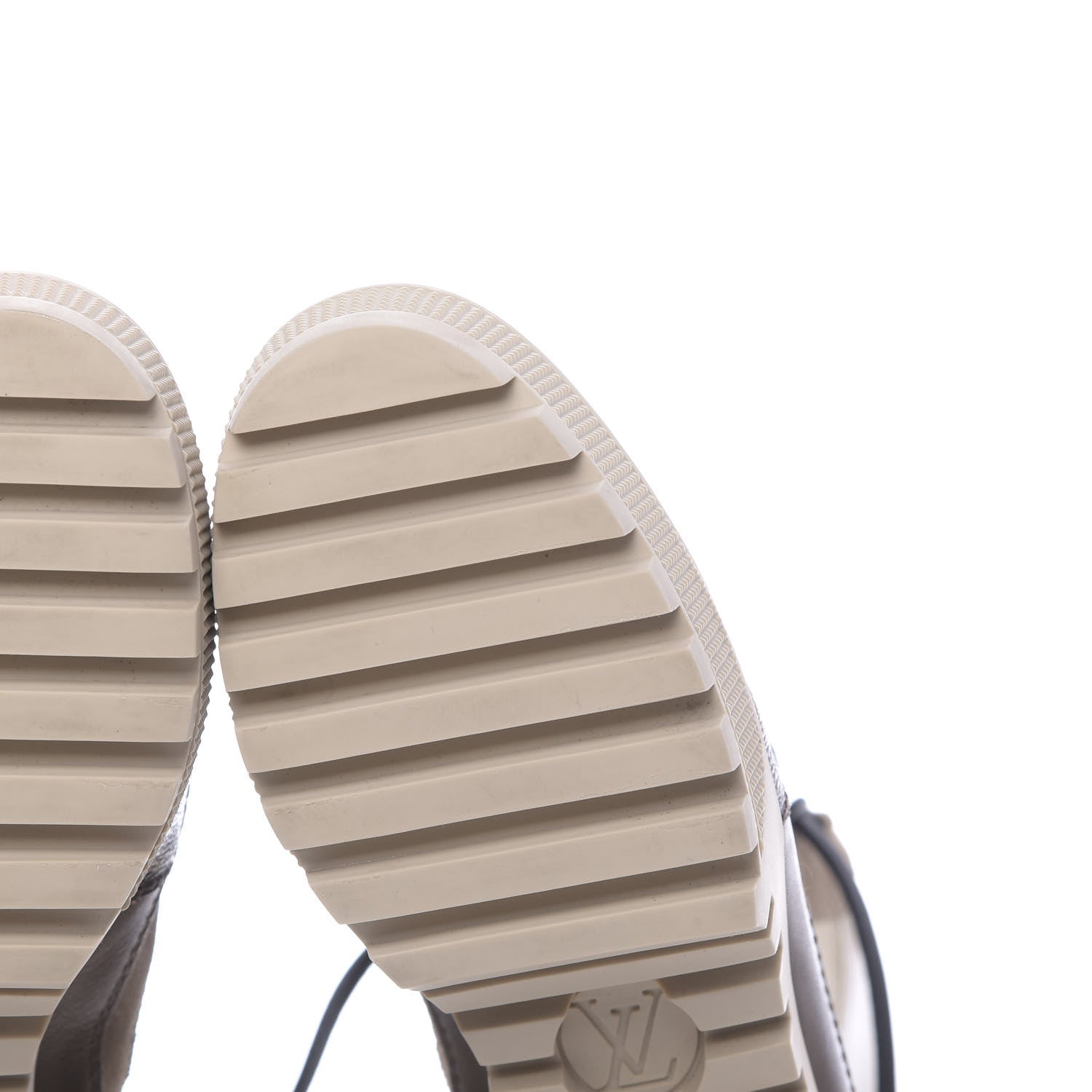Louis Vuitton Suede Calfskin Monogram Laureate Platform Desert Boots 37 Beige 13 of 20
