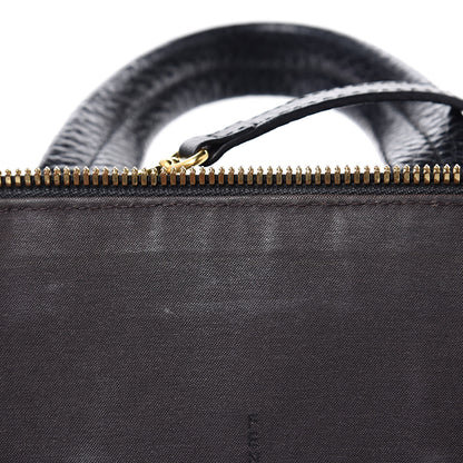 Fendi Pebbled Calfskin Small Chameleon Tote Black 11 of 11