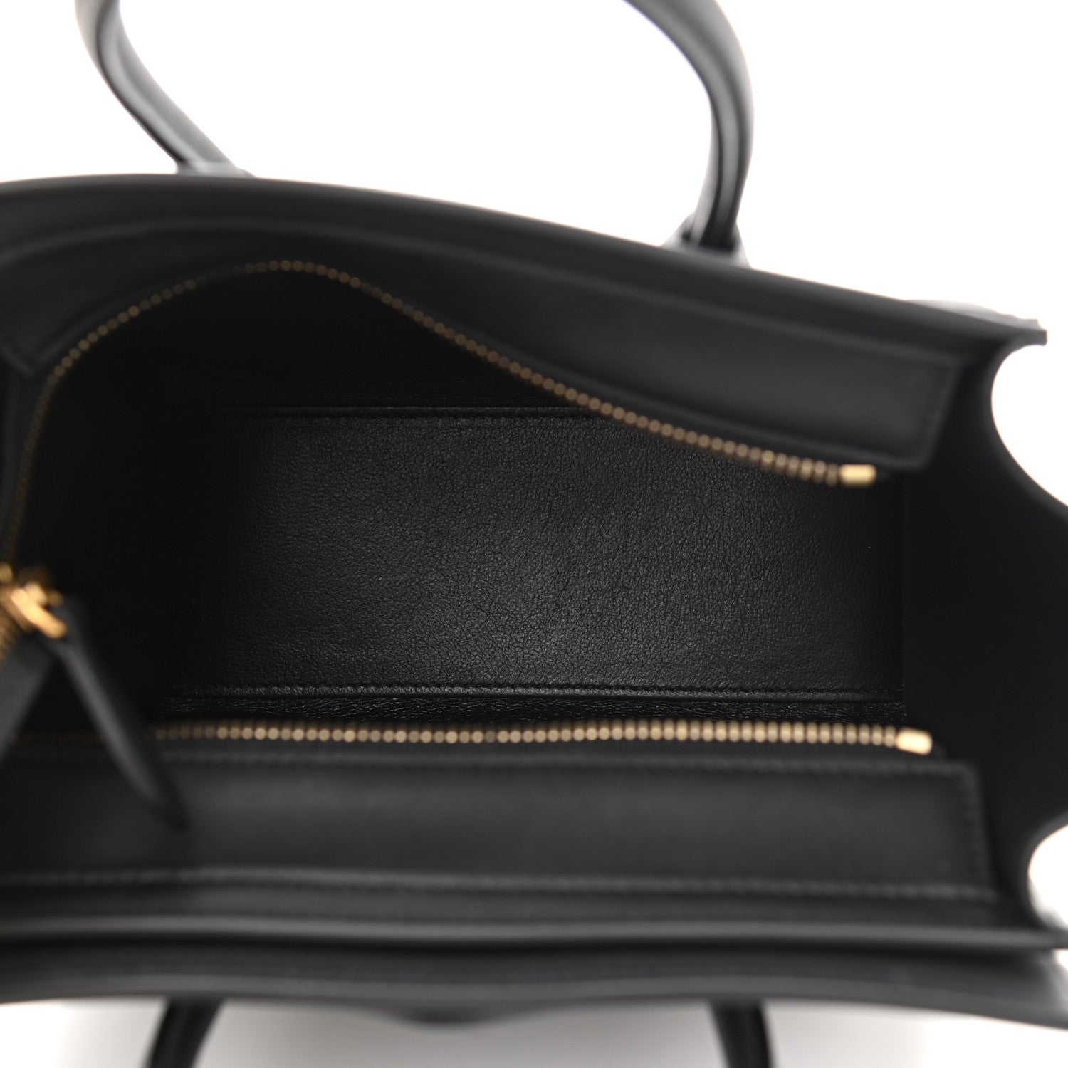 Celine Smooth Calfskin Nano Luggage Black 5 of 12