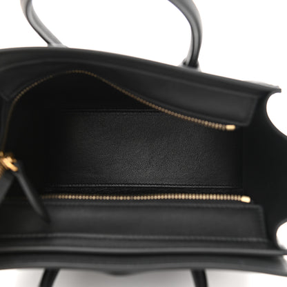 Celine Smooth Calfskin Nano Luggage Black 5 of 12