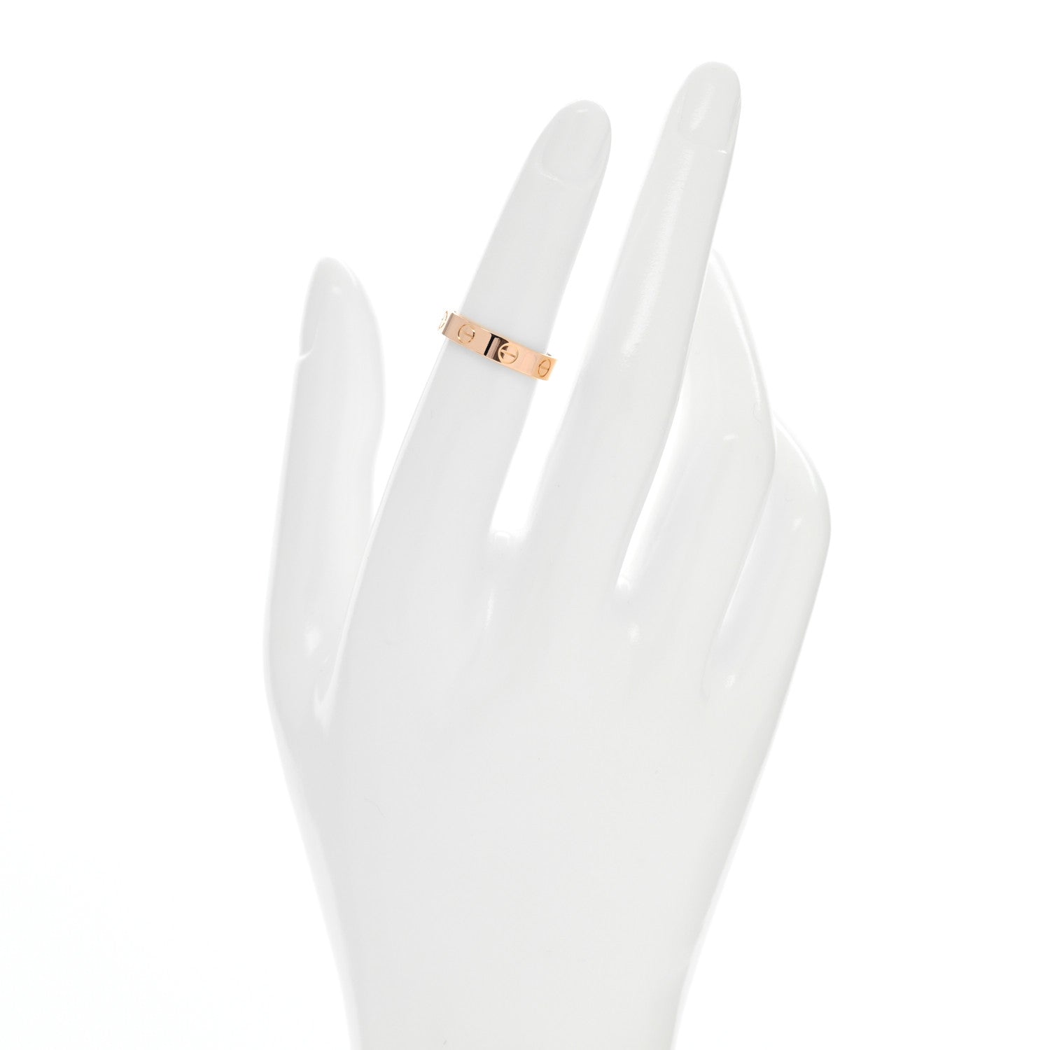 Cartier 18K Pink Gold 3.5mm LOVE Wedding Band Ring 49 5 2 of 4