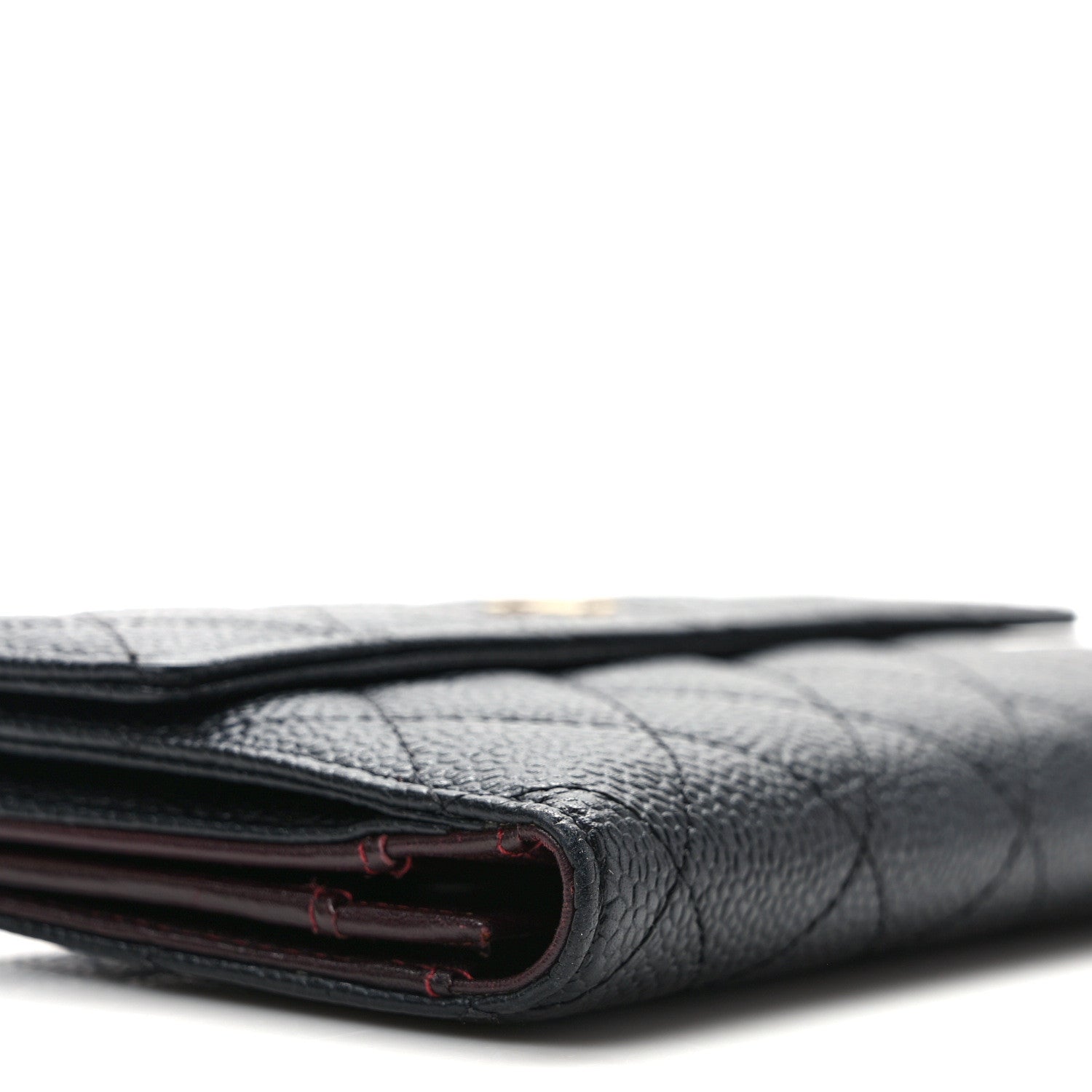 Chanel Caviar Quilted Long Flap Wallet Black 8 of 11
