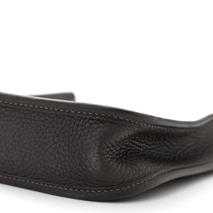 Hermes Taurillon Clemence Evelyne TPM Chocolate 10 of 10