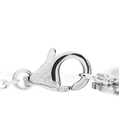 Cartier 18K White Gold 7 Diamond D'Amour Station Bracelet 4 of 4