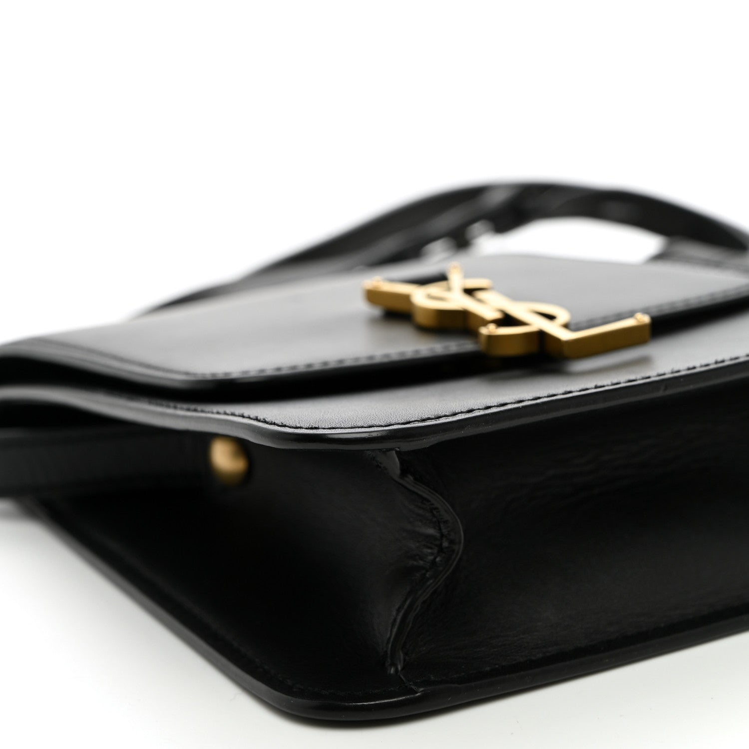 Saint Laurent Smooth Calfskin North South Kaia Satchel Black 8 of 10