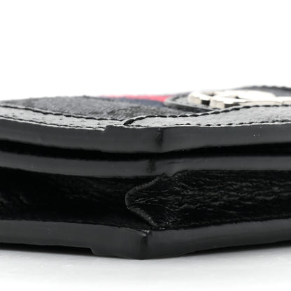 Gucci X BALENCIAGA BB Monogram Web Ophidia Card Case Wallet Black 12 of 12