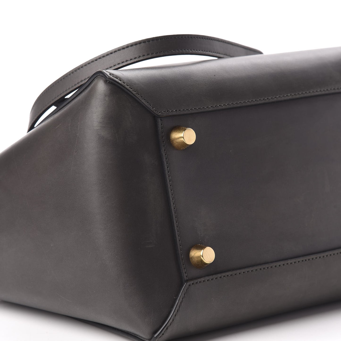 Smooth Calfskin Mini Belt Bag Grey