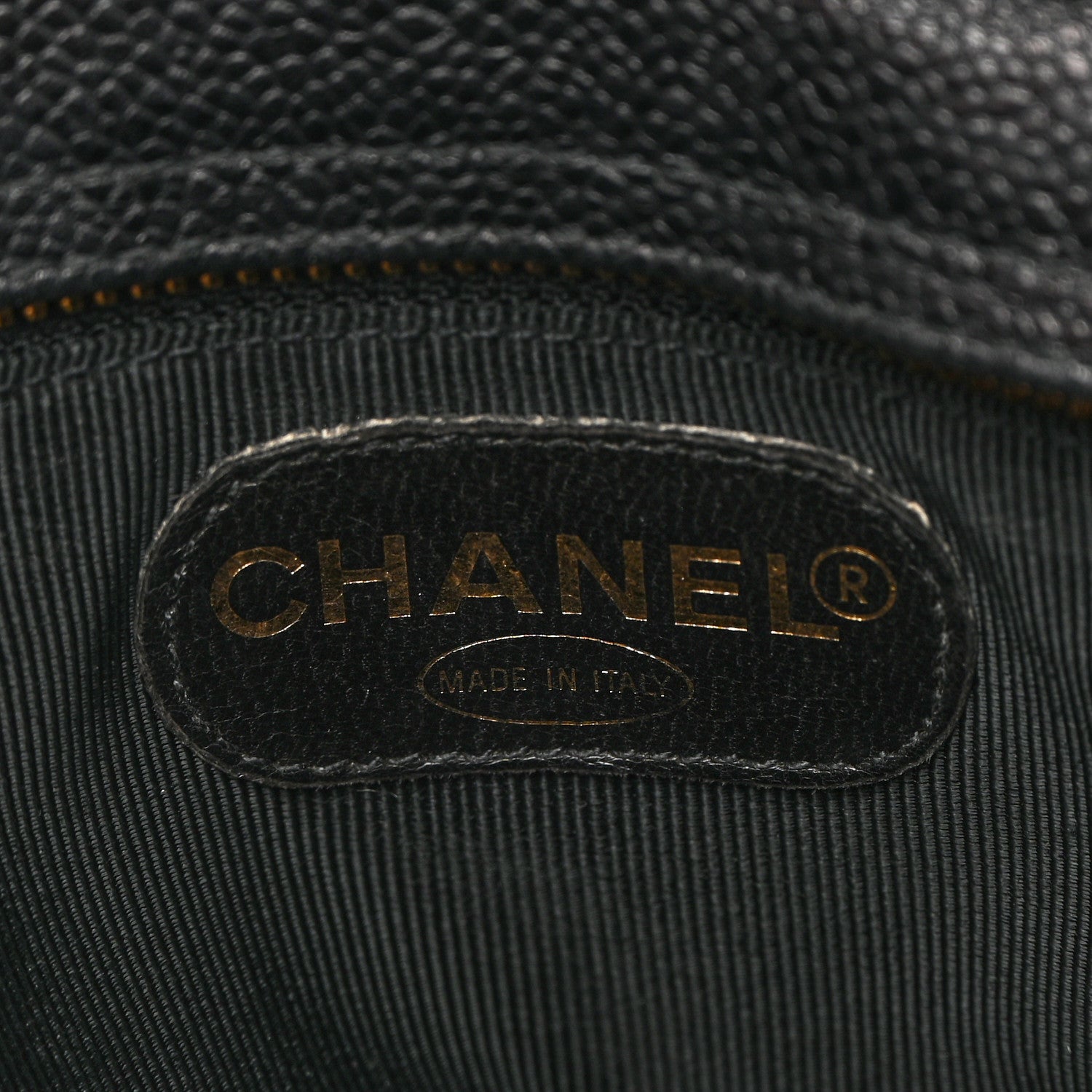 Chanel Caviar CC Shoulder Bag Black 5 of 12
