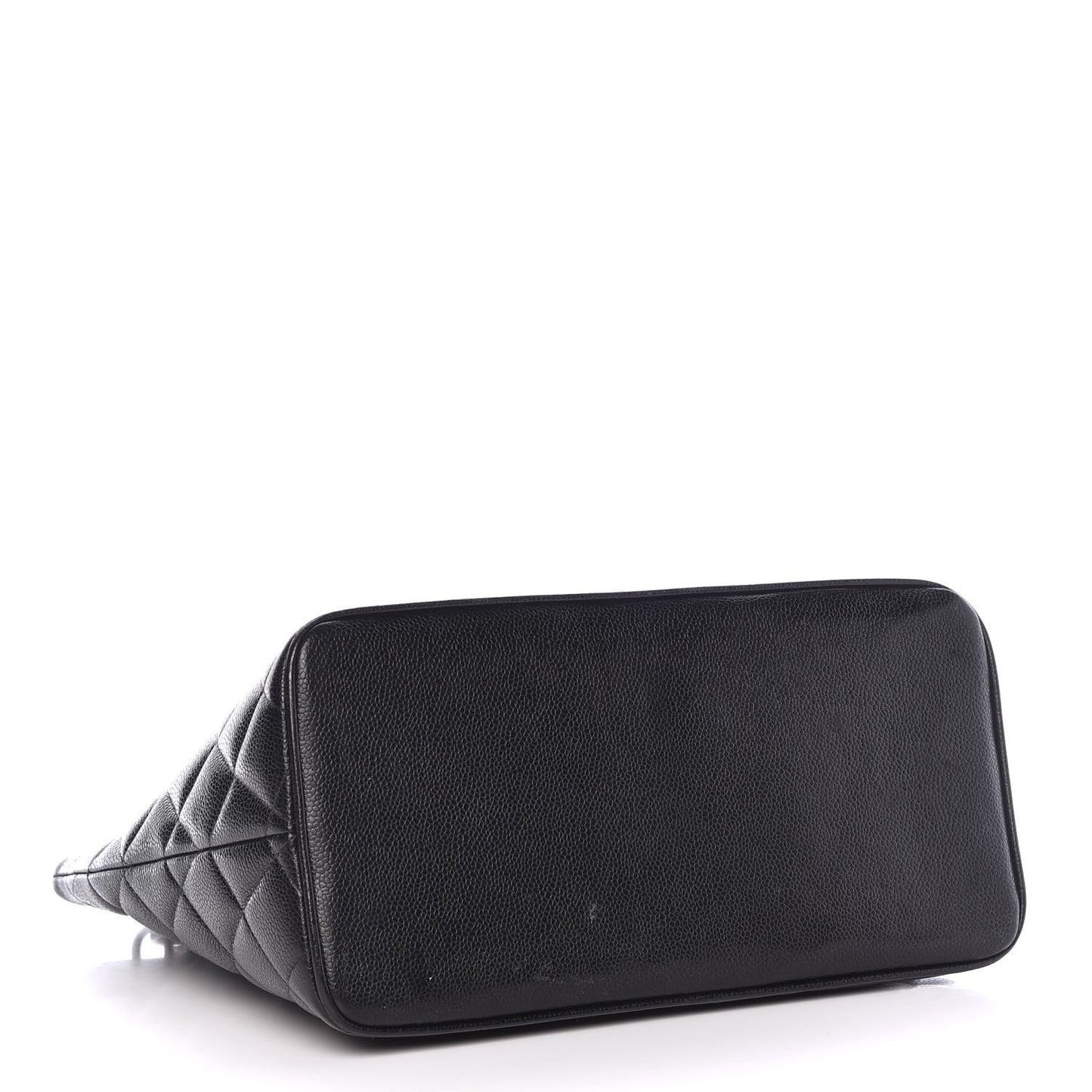 Caviar Quilted Medallion Tote Black