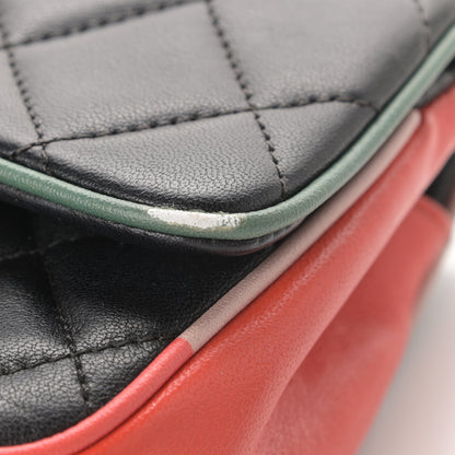 Chanel Lambskin Plexiglass Quilted Small Cuba Color Flap Black Multicolor 11 of 13