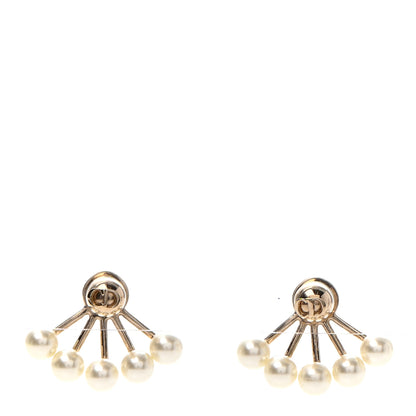 Christian Dior Pearl La Peite Tribale Earrings 1 of 4