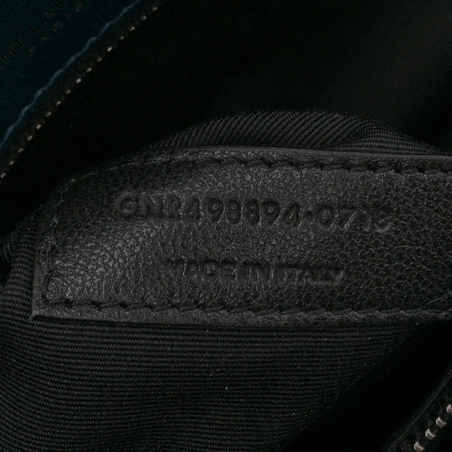 Crinkled Calfskin Matelasse Monogram Medium Niki Chain Satchel Peacock Green
