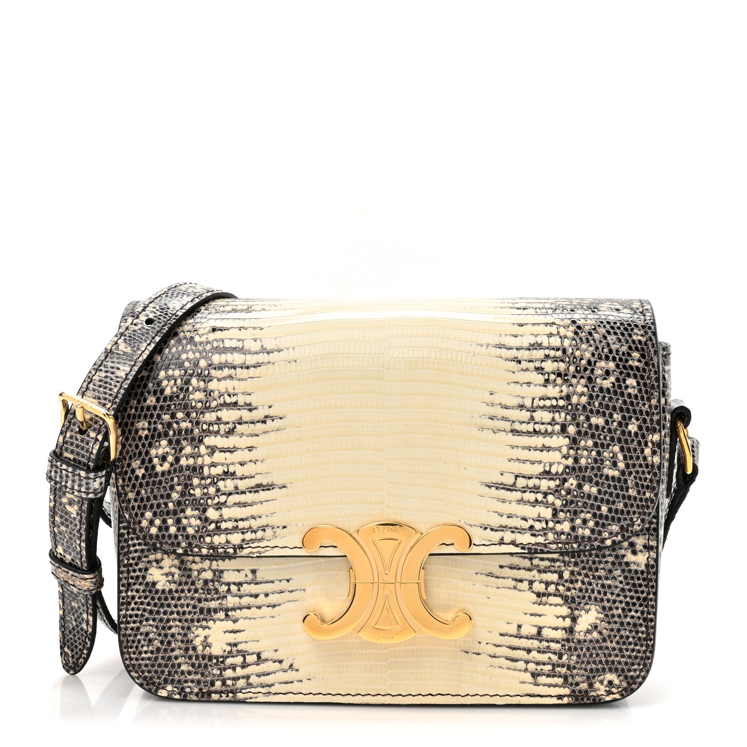 Celine Lizard Teen Triomphe Natural 1 of 11