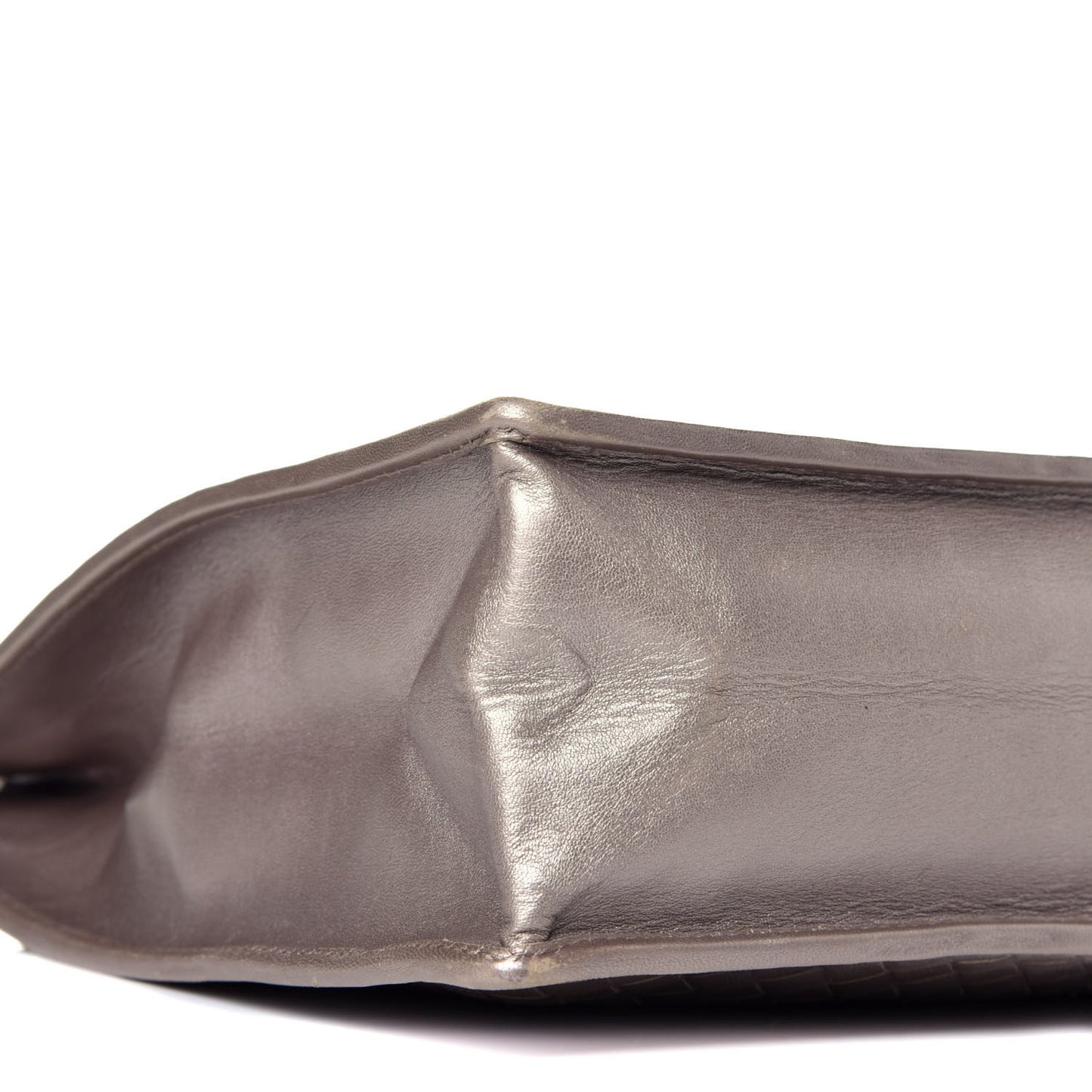 Metallic Nappa Intrecciato Tote Rose Gold