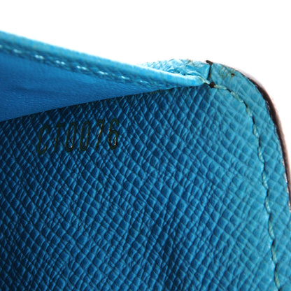 Louis Vuitton Monogram Groom Compact Zip Wallet Blue 7 of 7