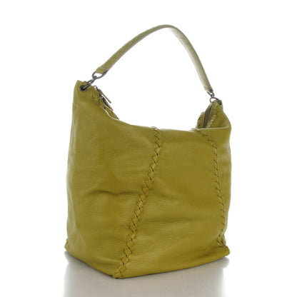 Bottega Veneta Washed Cervo Deerskin Loop Hobo Bag Absinthe 3 of 7