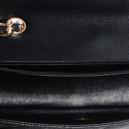 Chanel Caviar Jumbo Single Flap Black 5 of 8