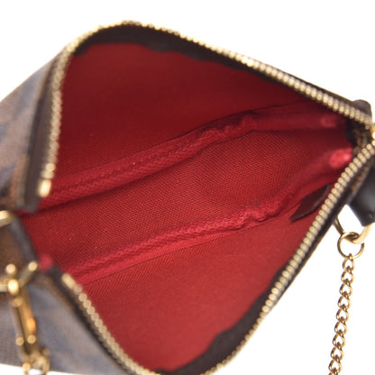 Louis Vuitton Damier Ebene Mini Pochette Accessories 6 of 8