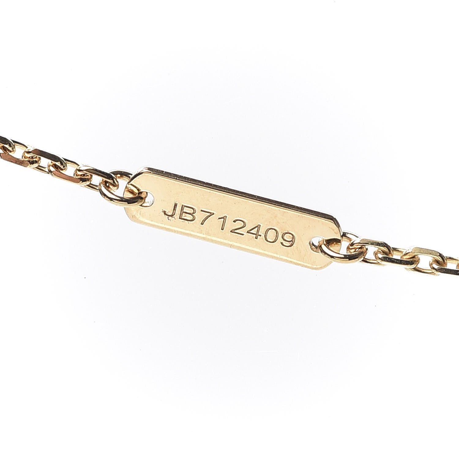 Van Cleef & Arpels 18K Yellow Gold Vintage Alhambra Pendant Necklace 6 of 8