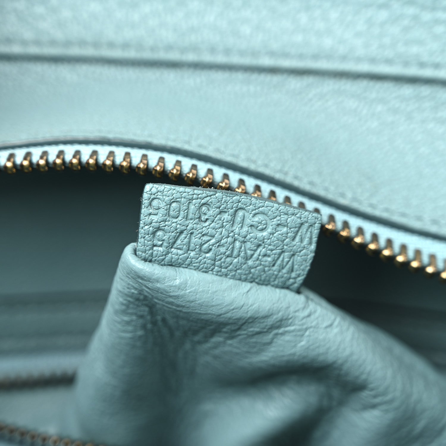 Celine Goatskin Micro Luggage Antarctic 7 of 13