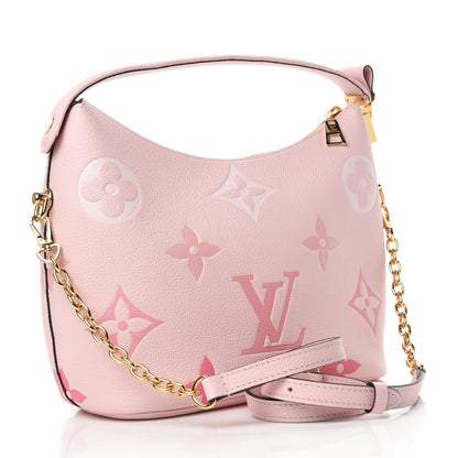 Louis Vuitton Empreinte Monogram Giant By The Pool Marshmallow Hobo PM Bouton De Rose 3 of 10