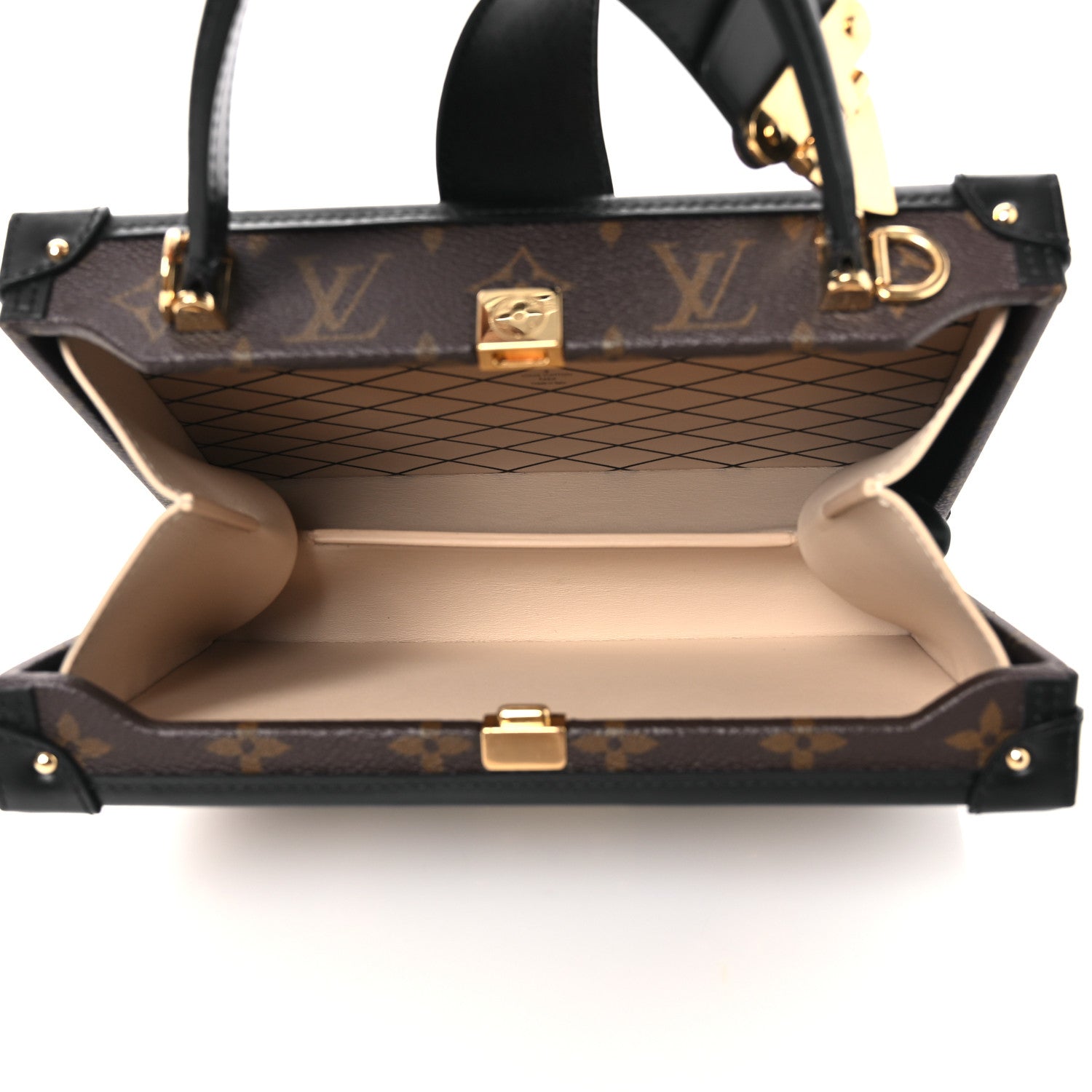 Louis Vuitton Monogram Petite Malle V Black 5 of 10