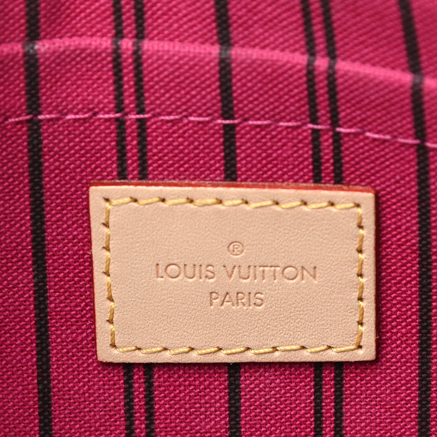 Louis Vuitton Monogram Neverfull MM GM Pochette Pivoine 6 of 7