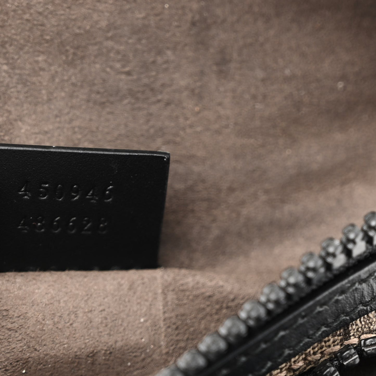 GG Supreme Monogram Belt Bag Black