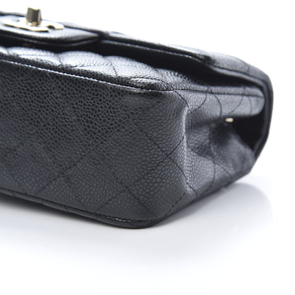 Chanel Caviar Quilted Mini Rectangular Flap Black 9 of 10