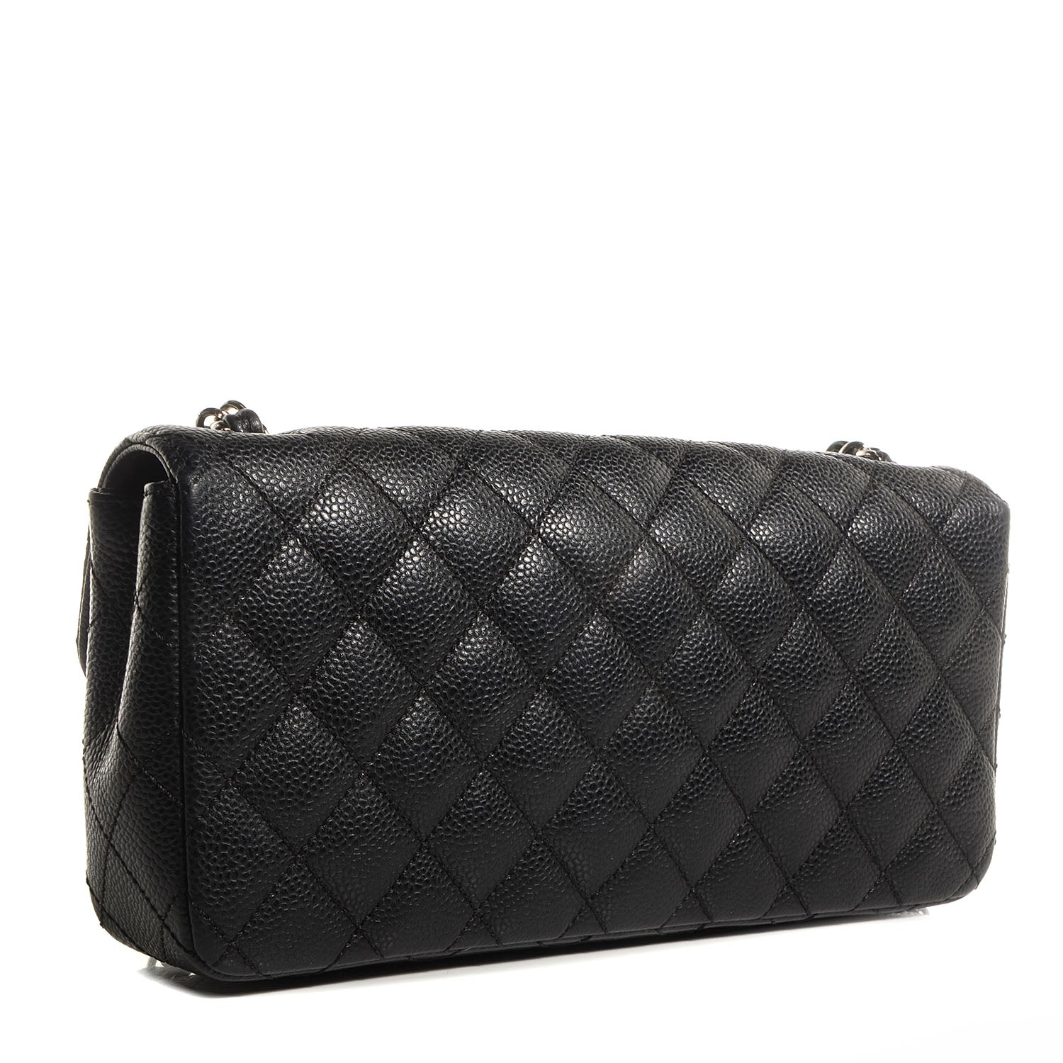 Chanel Caviar East West Flap Bag Black 3 of 9