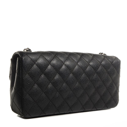 Chanel Caviar East West Flap Bag Black 3 of 9