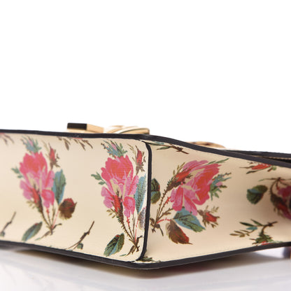 Gucci Calfskin Floral Small Sylvie Top Handle Bag Off White 7 of 10