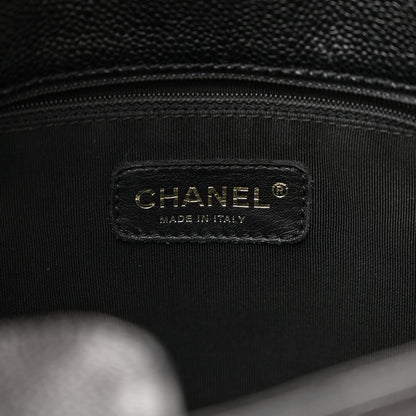 Chanel Caviar Quilted Petit Shopping Tote PST Black 6 of 11